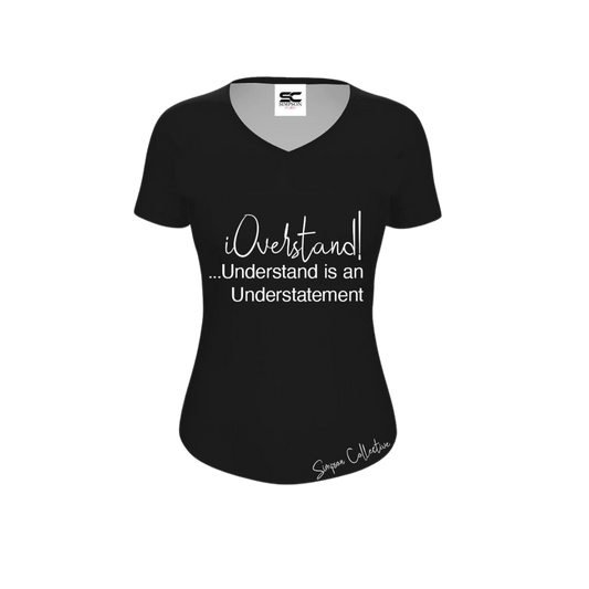 i OVERSTAND Black T-shirt - Womens