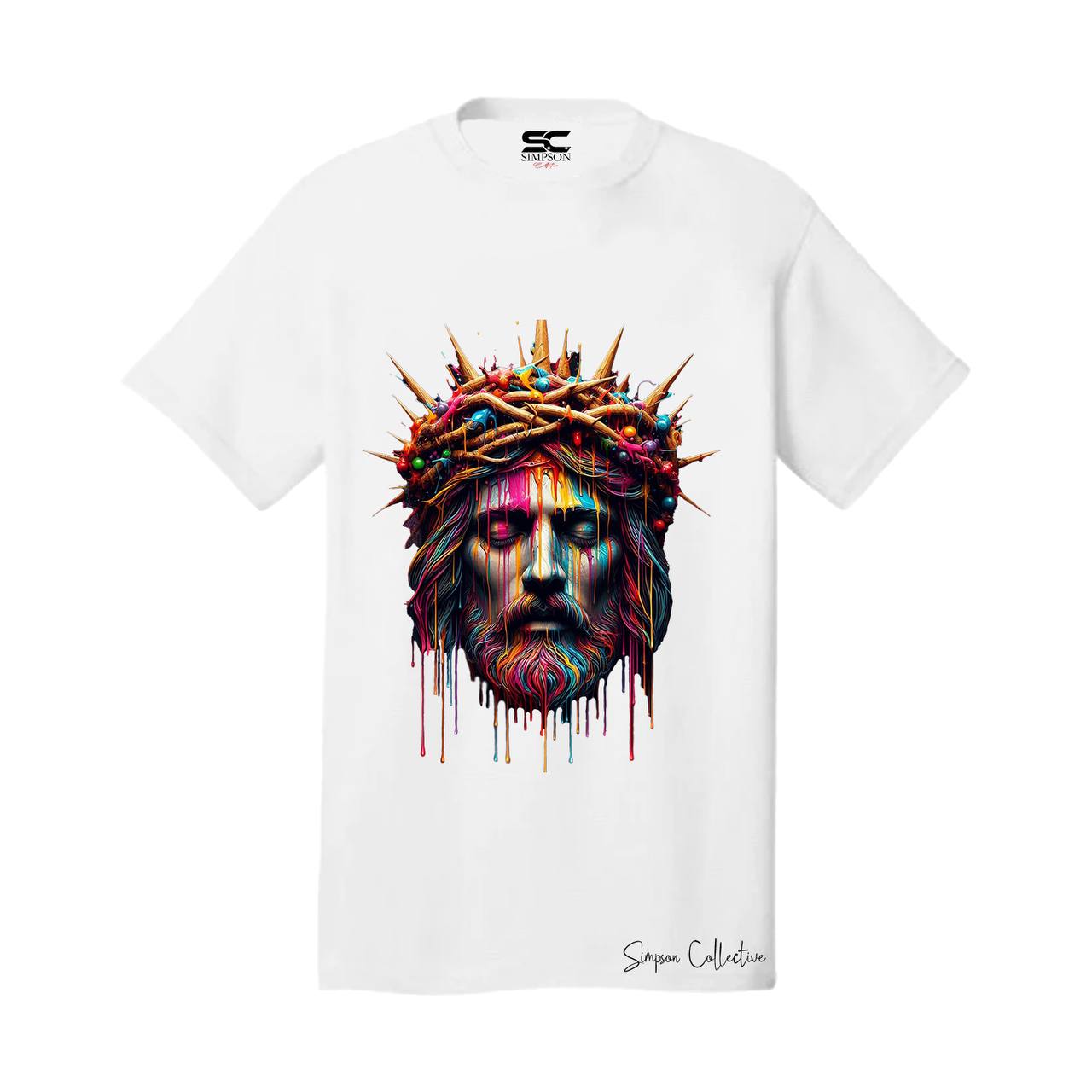 Thorns of Color WHITE T-shirt - Mens – Simpson Collective